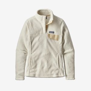 Patagonia Women's Re-Tool Snap-T® Fleece Pullover- White